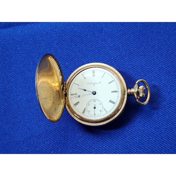 Gorgeous Gold-Filled Elgin Pocket Watch TW: 54.4g