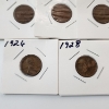 Image 5 : Lot of 11 Assorted U.S. Cents: (10) Wheat Cents & (1) 2025 Cent