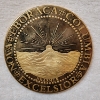 Image 6 : LARGE Commemorative Replica Medal of 1787 Brasher Gold Doubloon ~ Beautiful Coin!