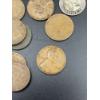 Image 3 : Assorted Coins - A few Wheat Pennies (pictured on the left - FV $0.22) + Assorted Copper Pennies