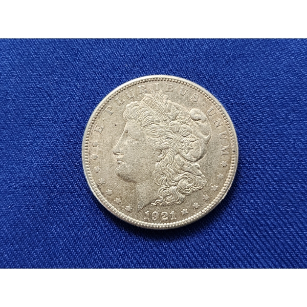 1921-S 90% Silver Morgan Dollar in Excellent Condition