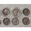 Image 3 : 12 Assorted Silver Barber, Mercury & Roosevelt Silver U.S. Dimes - Face Value: $1.20