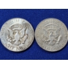 Image 4 : (2) 1964 Silver Kennedy Half Dollars - 90% Silver