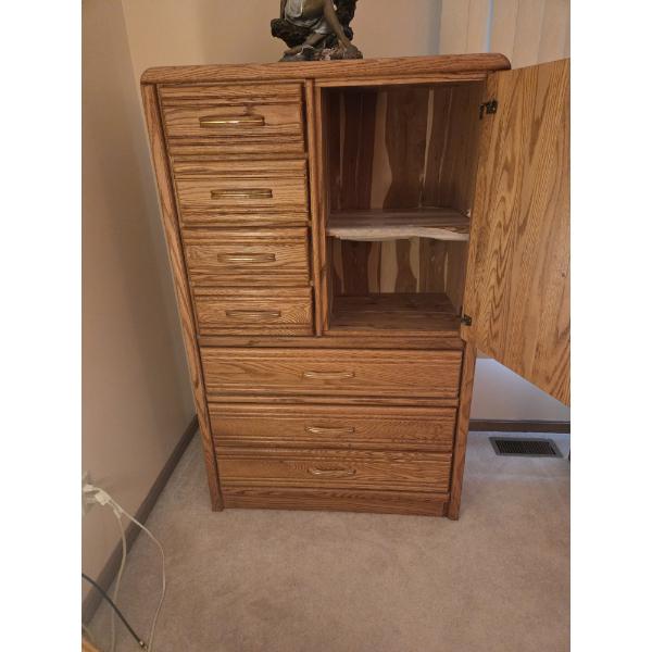 Fabulous Oak Dresser Group All In Excellent Shape!