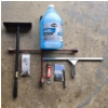 Image 1 : Assorted Car Related Items in Washer Fluid, Squeegees and More
