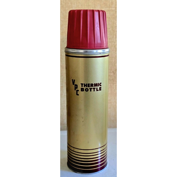 Vintage VPC Thermic Bottle - thermos with Cork -14" 