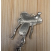 Image 2 : Rare Vintage Saddle Pocket Watch Chain And 4 Wheeling Belt Buckle