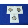 Image 1 : x3 Liberty "V" Nickels: 1906 Good, 1911 Very Good, 1912 Good