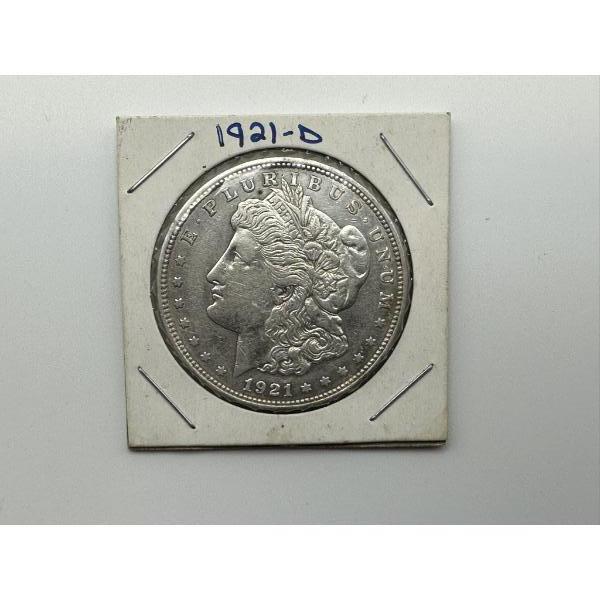 1921-D Morgan Silver Dollar - Superb Condition