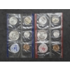 Image 2 : U.S. 90% SILVER COINS - RARE 1961 P & D  FRANKLIN UNC SET IN US MINT SEALED PKG  $1.70 FACE VALUE