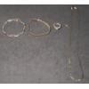 Image 1 : Assorted Lot Of Costume Jewelry Including .925 Sterling Silver Herringbone Necklace