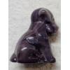 Image 2 : Degenhart Vintage Glass Dog Figurine - Royal Violet