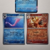 Image 3 : Three Assorted Reverse Holo & Holo Pokemon Trading Cards Including Two Rare's! ~ ALL NINT CONDITION!