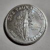 Image 3 : One Troy Ounce .999 Fine Silver Round Ft. Mercury Dime Motif & Design