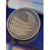 Image 2 : Historical Lot William McKinley Medal - 1890 Election Silk  - Medal Honoring WWII 