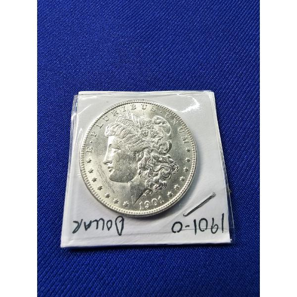 1901- O Morgan Silver Dollar - High-Grade, Uncirculated Condition