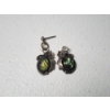 Image 1 : Sterling Silver Abalone Dangle Earrings TW: 3.1g