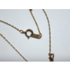 Image 7 : Nice Matching Set of 10K Gold w/ Emerald-Colored Stones Stud Earrings and ~16in Necklace TW: 3.6g