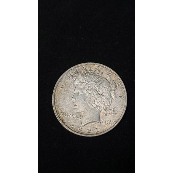 1922 90% Silver Peace Dollar
