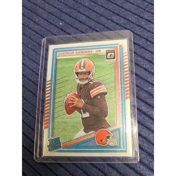 Rookie Card - Shedeur Sanders - QB - Cleveland Browns - Rated Rookie - In Protective Sleeve - 2025 
