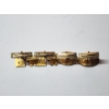Image 5 : 2 Sets of Gold-Filled ALM Initial Cufflinks Total Weight: 14.8g