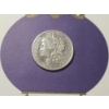 Image 7 : Two U.S. Silver Morgan Dollars in Display Cards & Protective Binder Page - 1890-O & RARE 1880-S 