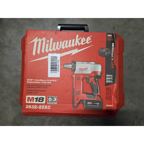 Brand New! Milwaukee M18 Pro Pex Expansion Tool Kit