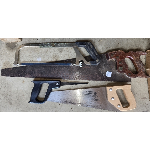4 Assorted Saws