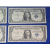 Image 5 : (8) U.S. Blue Seal $1 Silver Certificates: Series 1957 A & B 