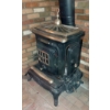 Image 4 : Vintage & Like New - "Olympic" Wood Burning Cast Iron & Steel Stove - Superb Condition