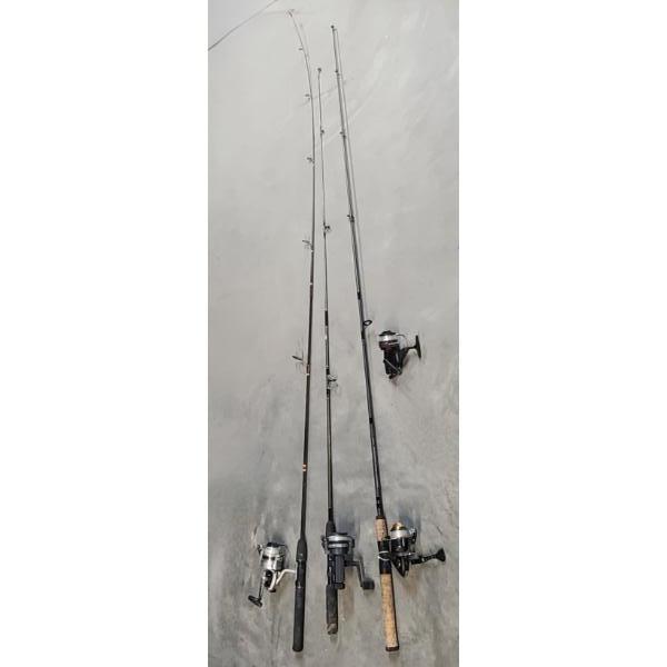 Assorted Fishing Rods & Zebco 68 Spinning Fishing Reel