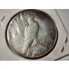 Image 4 : UNITED STATES 1923-S SILVER PEACE DOLLAR WITH UNIQUE RIM TONING ~ Minted at the San Francisco Mint