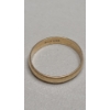 Image 4 : 10K Yellow Gold Plumb Wedding Band Featuring Milgrain Edging - Size 10 - Weight: 2.3g