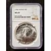 Image 1 : NGC MS69 1 Oz 1986 American Silver Eagle - First Year of Production!