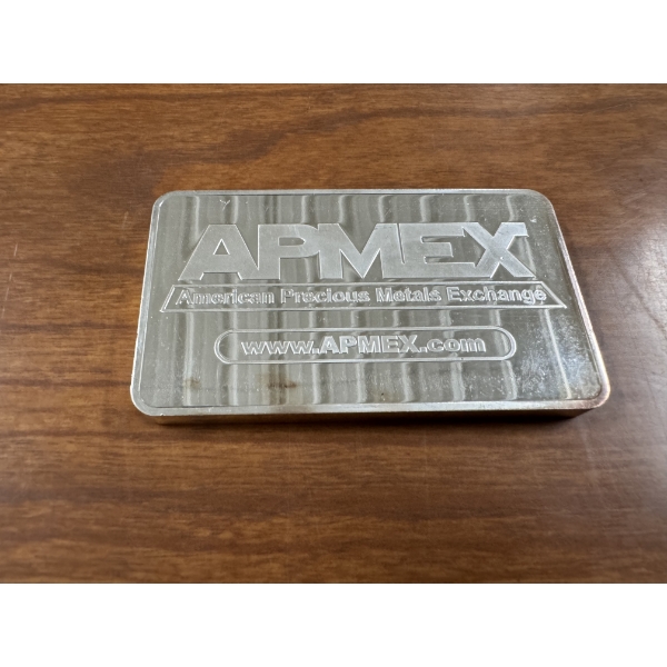 APMEX 10 Troy Ounce .999 Fine Silver Bar - Mint Condition