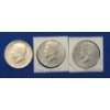 Image 1 : United States 1971-D & Possible Error 1973-D, 1993-P Kennedy Half Dollars - Face Value: $1.50