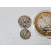Image 5 : 2 Silver Coing and Token: 1909 Barber Quarter, 1945 Mercury Dime, & Riviera Gaming Token