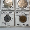 Image 10 : Two Binder Pages of Assorted Tokens/Medals: Bus Tokens, Commemoratives, Sales Tax, & More! 
