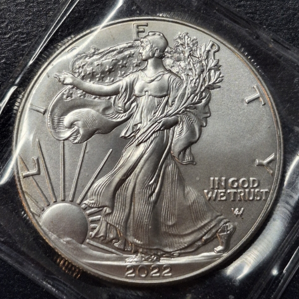 2022  United States Silver 1 Oz  .999 Eagle Uncirculated