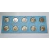 Image 1 : x10 Assorted Years 40% Silver Kennedy Half Dollars FV: $5.00