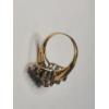 Image 4 : Stunning Women's 14K Plumb Gold 1.00+ Carat Diamond Waterfall Cocktail Ring - Size 7 - Weight: 6.7g