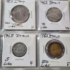 Image 13 : Two Binder Pages Filled with Assorted World Coins: Switzerland, France, Sweden, Italy, & More!