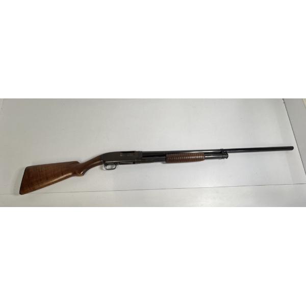 Winchester Model 12 - 12 Gauge Pump Shotgun, Full Choke, Nickel Steel