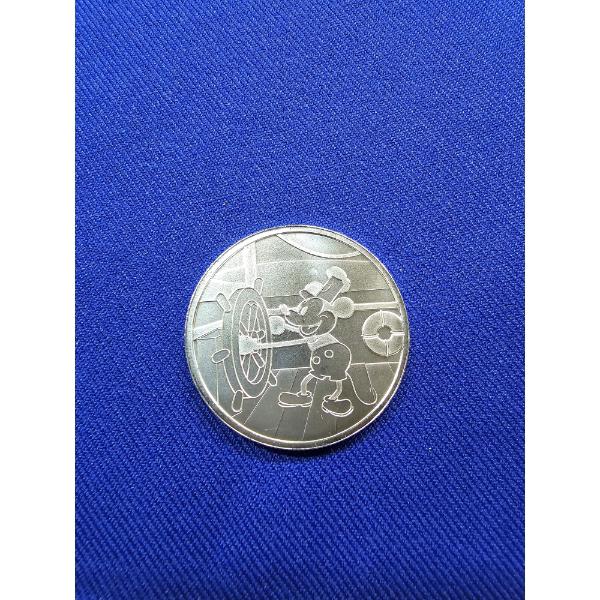 1928 Disney Mickey Mouse "Steamboat Willie" 1oz .999 Fine Silver Round