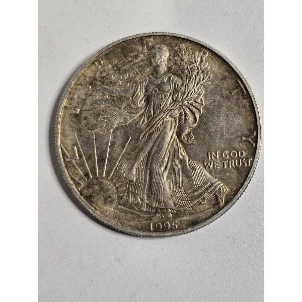 1995 American Silver Eagle Dollar Coin ~ AFV $1