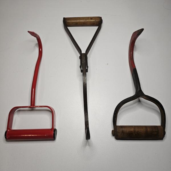 3 Vintage Hay Hooks ((2)11" and 15" in Length)