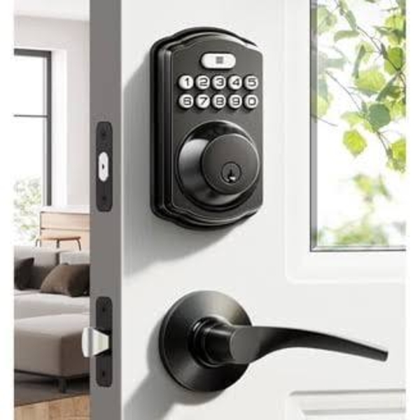 Tuya Smart Keyless Entry Deadbolt With Handle Set