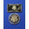 Image 2 : Limited Edition! 2021-2025 Donald Trump Gold Plated Bar & 2020 Gold Plated Challenge Coin