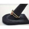 Image 2 : Two 10K Gold Rings With Deep Red and Blue Stones - Both Size 9 - TW: 2.0g