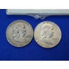 Image 5 : x2 Franklin Silver Half Dollars / x11 90% Silver Kennedy / x3 40% Silver Kennedy FV: $8.00